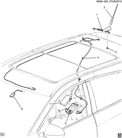 КРЕПЛЕНИЕ КУЗОВА-КОНДИЦИОНЕР-АУДИОСИСТЕМА Cadillac SRX 2011-2012 N COMMUNICATION SYSTEM TRAFFIC INFO(UYW)