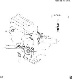 LÂMPADAS-ELÉTRICAS-IGNIÇÃO-GERADOR-MOTOR DE ARRANQUE Chevrolet Prizm 1989-1992 SK ENGINE ELECTRICAL PART 1