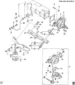 FUEL SYSTEM-EXHAUST-EMISSION SYSTEM Chevrolet Prizm 1990-1992 S FUEL INJECTION SYSTEM PART 1 (1.6-5)(LW0)
