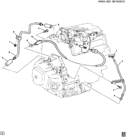 TRANSMISSÃO MANUAL 5 MARCHAS Buick Regal 1988-1991 W A/TRNS TV CABLE, OIL INDICATOR, MODULATOR PIPE & VENT