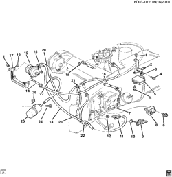 FUEL SYSTEM-EXHAUST-EMISSION SYSTEM Cadillac Brougham 1991-1992 D CRUISE CONTROL-V8 (5.7-7,5.0E)(L05,L03)