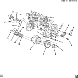 FUEL SYSTEM-EXHAUST-EMISSION SYSTEM Pontiac Firebird 1990-1992 F A.I.R. PUMP & RELATED PARTS (LH0)