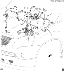 LÂMPADAS-ELÉTRICAS-IGNIÇÃO-GERADOR-MOTOR DE ARRANQUE Buick Enclave (2WD) 2010-2012 RV1 WIRING HARNESS/INSTRUMENT PANEL (BUICK W49)