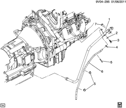 FREINS Chevrolet Kodiak (Mexico) 2002-2002 C6H0(42) TRANSMISSION FILLER TUBE- AUTOMATIC TRANSMISSION