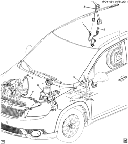 BOÎTE DE VITESSES AUTOMATIQUE Chevrolet Orlando 2012-2014 P75 SYSTÈME ÉLECTRIQUE DE FREINAGE
