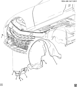 6-СКОРОСТНАЯ МЕХАНИЧЕСКАЯ КОРОБКА ПЕРЕДАЧ Chevrolet Camaro Convertible 2013-2015 ES37-67 BRAKE SYSTEM/COOLING DUCTS(ZL1)