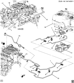 FUEL SYSTEM-EXHAUST-EMISSION SYSTEM Chevrolet Captiva Sport (Canada and US) 2012-2012 LR FUEL SUPPLY SYSTEM (LFW/3.0-5)