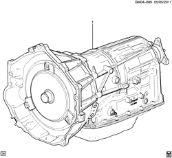 АВТОМАТИЧЕСКАЯ КОРОБКА ПЕРЕДАЧ Chevrolet Camaro Coupe 2012-2015 ES37-67 AUTOMATIC TRANSMISSION ASSEMBLY (6L80 MYC)