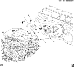 FREIOS Buick Regal 2012-2013 GS BRAKE BOOSTER & MASTER CYLINDER MOUNTING (LHU/2.0V)