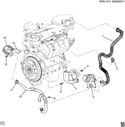 FUEL SYSTEM-EXHAUST-EMISSION SYSTEM Chevrolet Volt 2012-2015 RC A.I.R. PUMP & RELATED PARTS (LUU/1.4-4, EMISSION NU6)