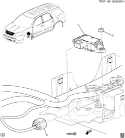 РАМЫ-ПРУЖИНЫ - АМОРТИЗАТОРЫ - БАМПЕРЫ Chevrolet Traverse (2WD) 2012-2017 RV1 SUSPENSION CONTROLS/ELECTRONIC