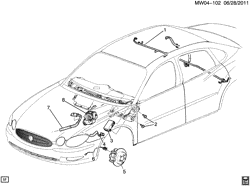 ТОРМОЗА Buick LaCrosse/Allure 2005-2009 W19 BRAKE ELECTRICAL SYSTEM/ANTI-LOCK(JL9)