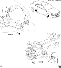 LÂMPADAS-ELÉTRICAS-IGNIÇÃO-GERADOR-MOTOR DE ARRANQUE Cadillac CTS Coupe 2011-2014 DN47 HEADLAMP CONTROL-LEVELING(TR7)