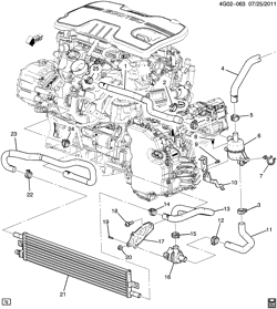 LÂMPADAS-ELÉTRICAS-IGNIÇÃO-GERADOR-MOTOR DE ARRANQUE Buick LaCrosse/Allure 2012-2016 GB,GM GENERATOR COOLING SYSTEM (LUK/2.4R)