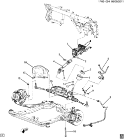 FRONT SUSPENSION-STEERING Chevrolet Orlando 2012-2014 P75 STEERING SYSTEM & RELATED PARTS