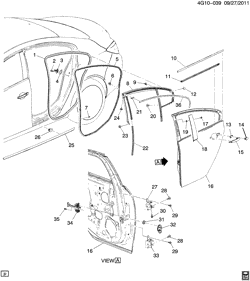 WINDSHIELD-WIPER-MIRRORS-INSTRUMENT PANEL-CONSOLE-DOORS Buick Regal 2013-2013 GR,GS DOOR HARDWARE/REAR PART 1