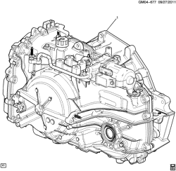 TRANSFER CASE Buick LaCrosse/Allure 2012-2016 GB,GM AUTOMATIC TRANSMISSION ASSEMBLY (MHH)(6T40)