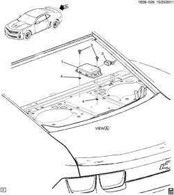 SUP. DE CARR. - AIR CLIM.- AUDIO/DIVERTISSEMENT Chevrolet Camaro Coupe 2012-2015 E37 SYSTÈME DE COMMUNICATION (UG7)