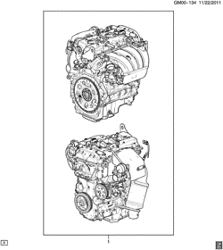 ПРИВОДНОЙ МОТОР Chevrolet Malibu (New Model) 2016-2017 ZD,ZF69 ENGINE ASM & PARTIAL ENGINE (LTG/2.0X)