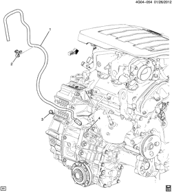 CAIXA TRANSFERÊNCIA Buick LaCrosse/Allure 2010-2011 GM TRANSFER CASE VENT TUBE