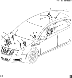 АВТОМАТИЧЕСКАЯ КОРОБКА ПЕРЕДАЧ Cadillac XTS 2014-2017 GB BRAKE ELECTRICAL SYSTEM/ANTILOCK (ARMORED B05, HEARSE B9Q, COACH V4U, STRETCH LIVERY W30)