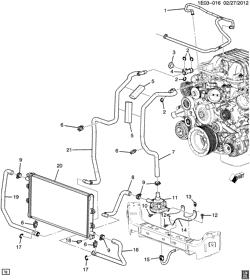 ТОПЛИВНАЯ СИСТЕМА-ВЫХЛОП-]СИСТЕМА КОНТРОЛЯ ТОКСИЧНОСТИ ВЫХЛ. ГАЗОВ Chevrolet Camaro Convertible 2013-2015 ES37-67 SUPERCHARGER COOLING SYSTEM (LSA/6.2P)