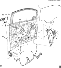 WINDSHIELD-WIPER-MIRRORS-INSTRUMENT PANEL-CONSOLE-DOORS Chevrolet Spark 2013-2015 CV48 DOOR HARDWARE/FRONT PART 2
