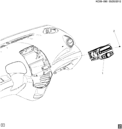 КРЕПЛЕНИЕ КУЗОВА-КОНДИЦИОНЕР-АУДИОСИСТЕМА Chevrolet Spark EV 2014-2016 CZ RADIO MOUNTING