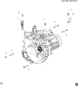 TRANSFER CASE Chevrolet Spark 2013-2015 CV48 5-SPEED MANUAL TRANSMISSION ASSEMBLY(MX2)