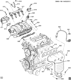 ПРИВОДНОЙ МОТОР Chevrolet Volt 2011-2015 R ENGINE ASM-1.4L L4 PART 5 MANIFOLDS & FUEL RELATED PARTS (LUU/1.4-4)