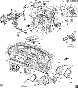 WINDSHIELD-WIPER-MIRRORS-INSTRUMENT PANEL-CONSOLE-DOORS Chevrolet Equinox 2012-2015 L INSTRUMENT PANEL PART 2