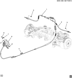 TRANSMISSÃO MANUAL 6 MARCHAS Cadillac ATS Coupe 2015-2017 AB,AC,AD,AG47 PARKING BRAKE SYSTEM (EXC ELECTRONIC J77)