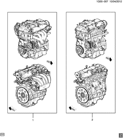 4-CYLINDER ENGINE Chevrolet Malibu 2014-2015 GB,GC,GD69 ENGINE ASM & PARTIAL ENGINE (LKW/2.5L)