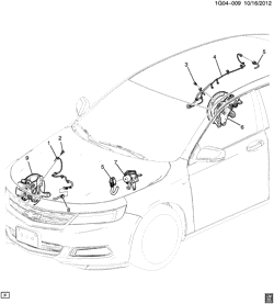 FREIOS Chevrolet Impala (New Model) 2014-2017 GX,GY,GZ69 BRAKE ELECTRICAL SYSTEM/ANTILOCK