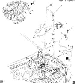LÂMPADAS-ELÉTRICAS-IGNIÇÃO-GERADOR-MOTOR DE ARRANQUE Buick LaCrosse/Allure 2012-2012 GB,GM,GT BATTERY CABLES (LFX/3.6-3)(1ST DES)