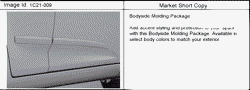 ДОПОЛНИТЕЛЬНОЕ ОБОРУДОВАНИЕ Chevrolet Spark 2013-2015 CV MOLDING PKG/FRONT SIDE DOOR
