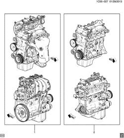 MOTOR DE ACIONAMENTO Chevrolet Spark 2013-2015 CV48 ENGINE ASM & PARTIAL ENGINE (LL0/1.2-9)