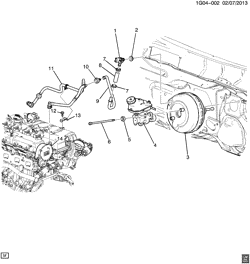 6-SPEED MANUAL TRANSMISSION Buick Regal 2014-2015 GP,GR,GS BRAKE BOOSTER & MASTER CYLINDER MOUNTING (LTG/2.0X)