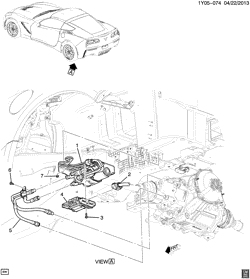 ТОРМОЗА-ЗАДНИЙ МОСТ-КАРДАННЫЙ ВАЛ-КОЛЕСА Chevrolet Corvette 2014-2017 YY07-67 ACTUATOR ASM/REAR AXLE DIFFERENTIAL LOCK CONTROL (ELECTRONIC LIMITED SLIP G96)