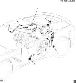 LÂMPADAS-ELÉTRICAS-IGNIÇÃO-GERADOR-MOTOR DE ARRANQUE Chevrolet Corvette 2014-2017 YY07-67 WIRING HARNESS/FUEL PUMP