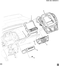 SUP. DE CARR. - AIR CLIM.- AUDIO/DIVERTISSEMENT Buick LaCrosse/Allure 2014-2016 GB,GM,GT MONTAGE DAUTORADIO ET AFFICHAGE(IO5,IO6)