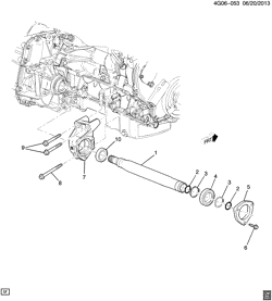 FRONT SUSPENSION-STEERING Chevrolet Impala (New Model) 2014-2017 GX,GY,GZ DRIVE AXLE/FRONT INTERMEDIATE