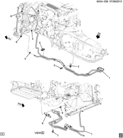 CAIXA TRANSFERÊNCIA Cadillac CTS Sedan 2014-2015 AF,AK,AL69 AUTOMATIC TRANSMISSION OIL COOLER PIPES (LFX/3.6-3, AUTOMATIC MGG, EXC EXTRA CAPACITY V03)