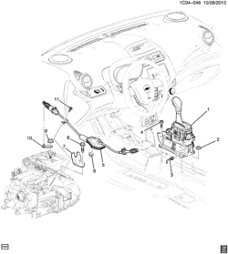 5-СКОРОСТНАЯ МЕХАНИЧЕСКАЯ КОРОБКА ПЕРЕДАЧ Chevrolet Spark 2014-2016 CZ48 SHIFT CONTROL/AUTOMATIC TRANSMISSION (MME)