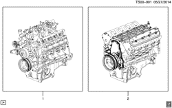4-CYLINDER ENGINE Saab 9-7X 2005-2009 T1 ENGINE ASM & PARTIAL ENGINE (LH6/5.3M)