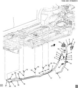 LÂMPADAS-ELÉTRICAS-IGNIÇÃO-GERADOR-MOTOR DE ARRANQUE Chevrolet Spark EV 2014-2016 CZ48 DRIVE MOTOR BATTERY COOLING PART 2 REAR COOLANT LINES