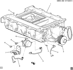 FUEL SYSTEM-EXHAUST-EMISSION SYSTEM Cadillac CTS Sedan 2009-2014 DN SUPERCHARGER (LSA/6.2P)