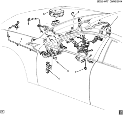 LÂMPADAS-ELÉTRICAS-IGNIÇÃO-GERADOR-MOTOR DE ARRANQUE Cadillac CTS Coupe 2011-2014 D47 WIRING HARNESS/INSTRUMENT PANEL