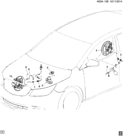 АВТОМАТИЧЕСКАЯ КОРОБКА ПЕРЕДАЧ Buick Regal 2011-2011 GK BRAKE ELECTRICAL SYSTEM/ANTILOCK (VARIABLE DAMPING F45)