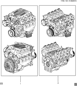 8-ЦИЛИНДРОВЫЙ ДВИГАТЕЛЬ Chevrolet Corvette 2015-2016 YZ07-67 ENGINE ASM & PARTIAL ENGINE (LT4/6.2-6)